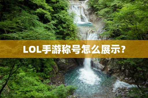 LOL手游称号怎么展示？