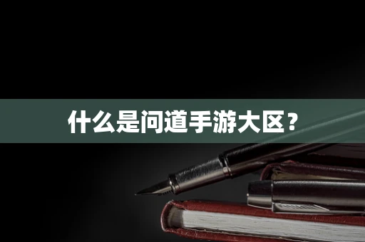 什么是问道手游大区？