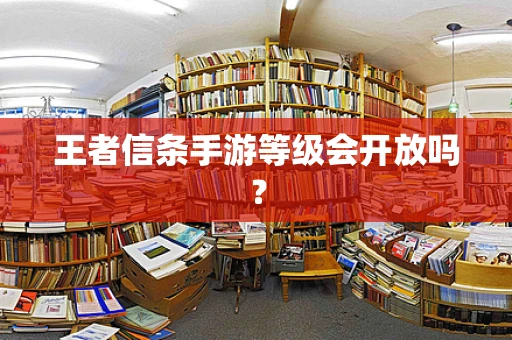 王者信条手游等级会开放吗？