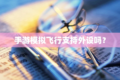 手游模拟飞行支持外设吗？