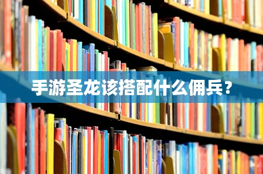 手游圣龙该搭配什么佣兵？