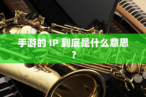手游的 IP 到底是什么意思？