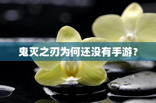 鬼灭之刃为何还没有手游？