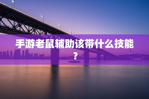 手游老鼠辅助该带什么技能？