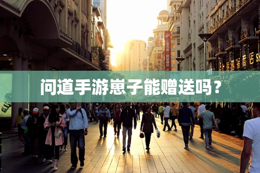 问道手游崽子能赠送吗？