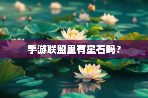 手游联盟里有星石吗？