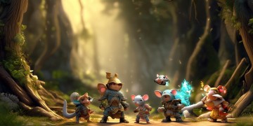 手游里什么英雄好打老鼠？