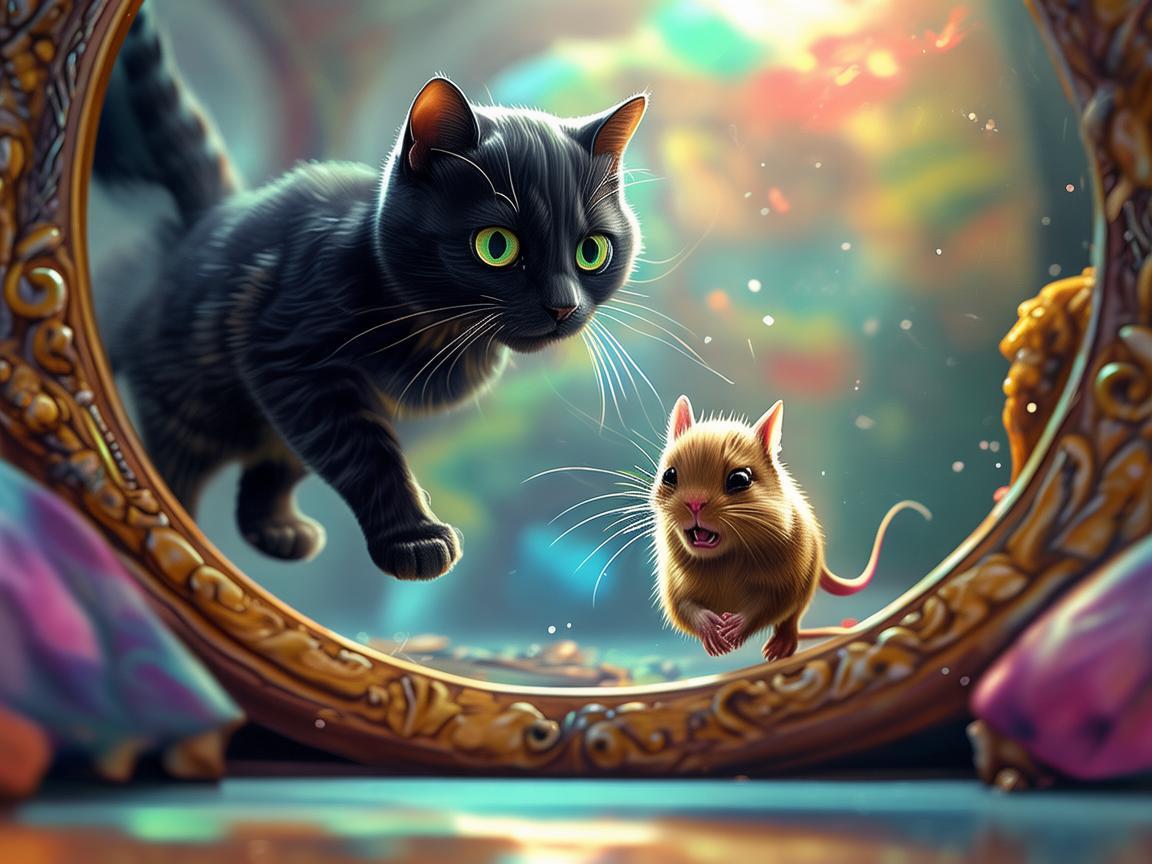 猫和老鼠手游魔镜该画什么呢？